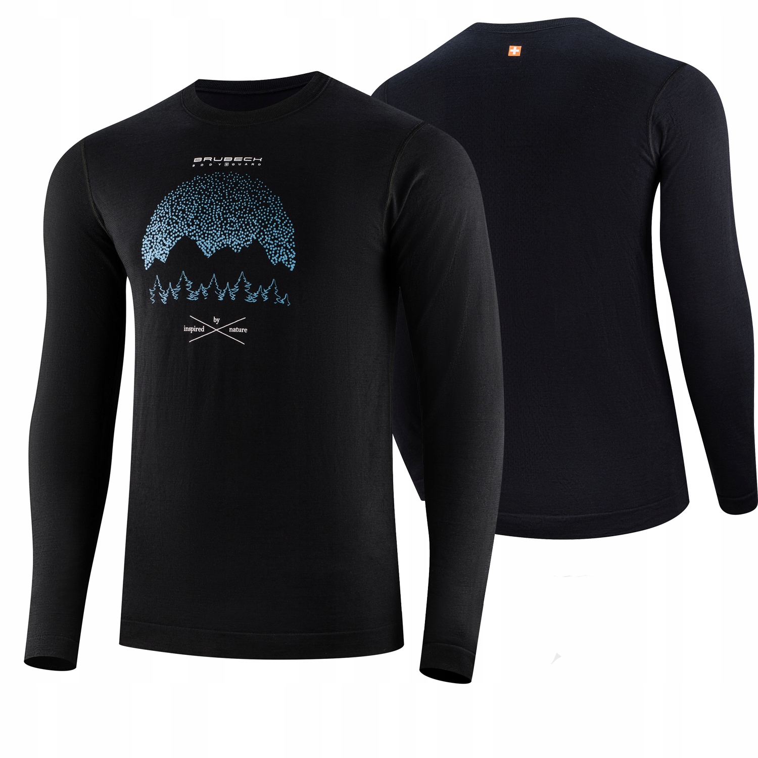 LS1414M Koszulka męska z długim rękawem Outdoor Wool Pro czarny L Góry 14