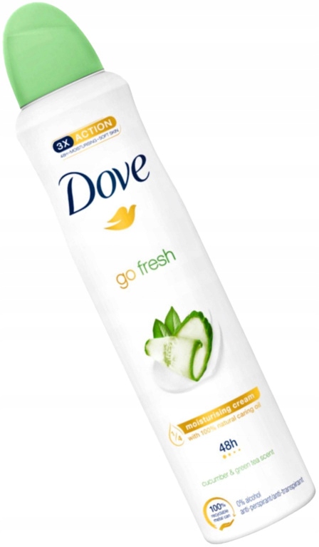 DOVE DEZODORANT DAMSKI 250 ml GREEN TEA - CUCUMBER