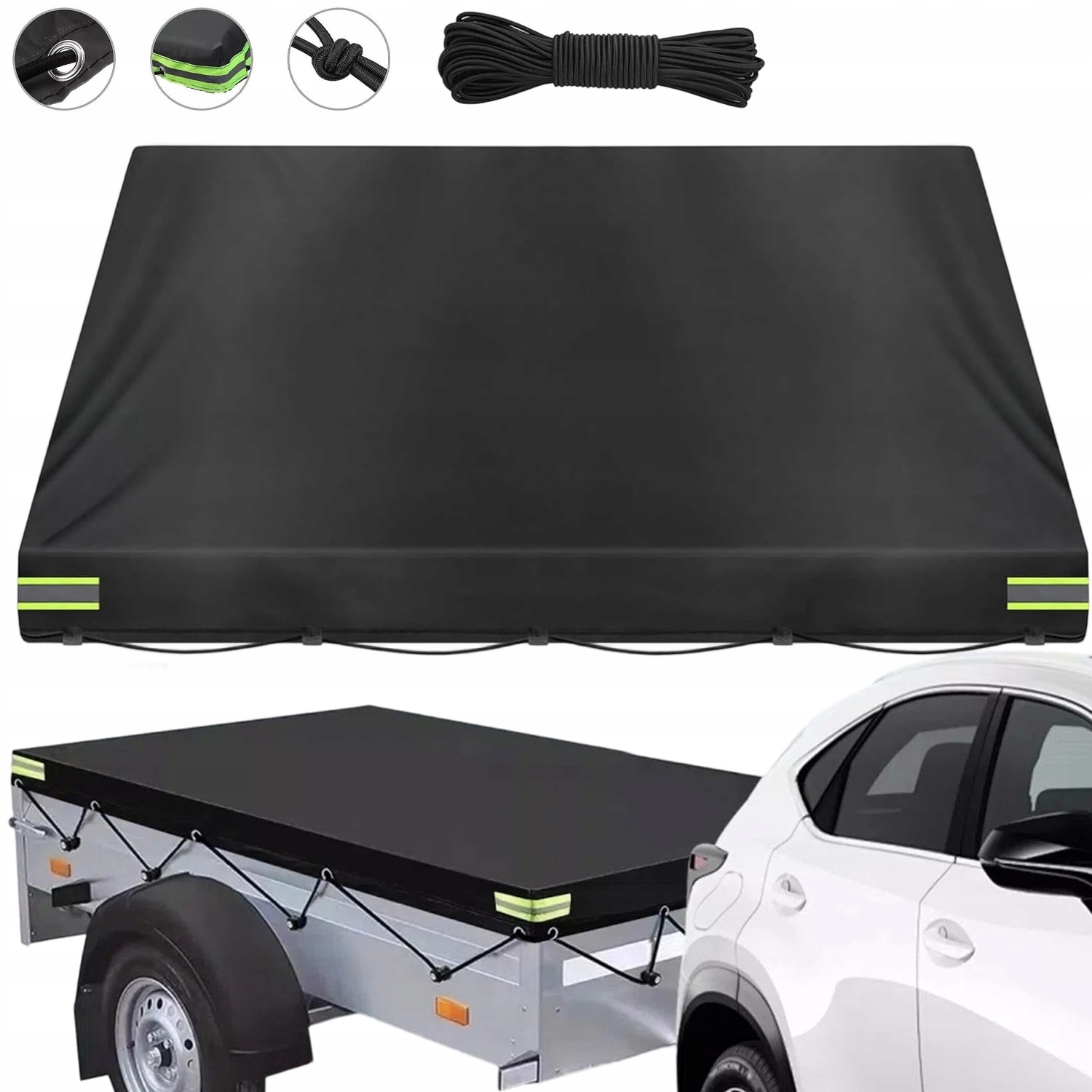 ПЛОСКИЙ БРЕЗЕНТ ДЛЯ ПРИЦЕПА, УСИЛЕННЫЙ БРЕЗЕНТ ДЛЯ ПРИЦЕПА