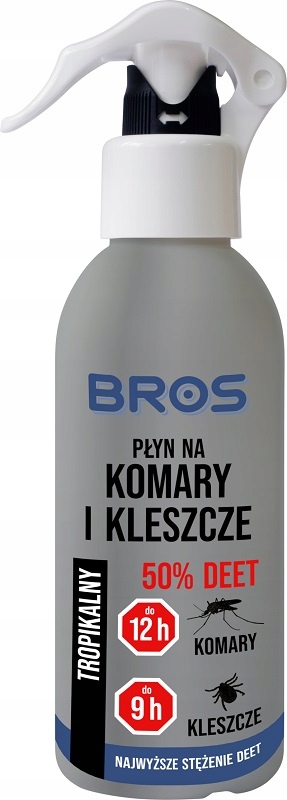 

Bros Płyn Na Komary i Kleszcze 50% Deet 130 ml