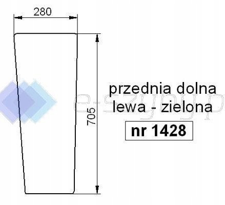 sklo Case Cs 68 75 přední spodní levé
