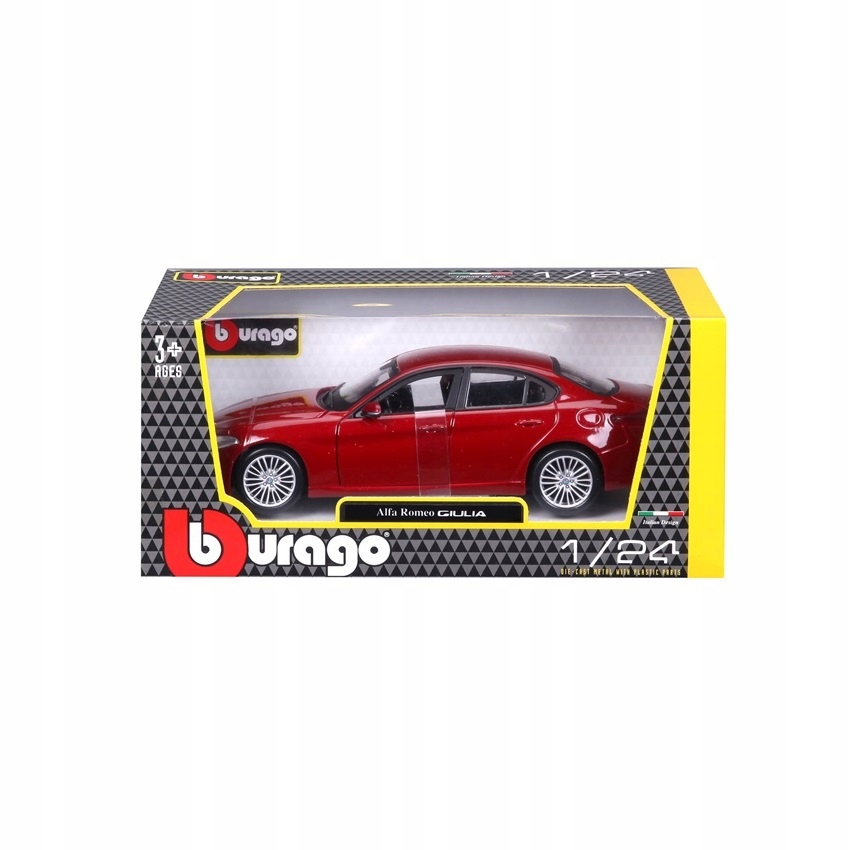 Alfa Romeo Giulia 1:24 model Bburago 18-21080 Płeć chłopcy