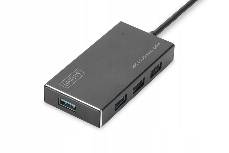 Digitus Usb 3.0 SuperSpeed 4portový rozbočovač/koncentrátor, aktivní, hliníkový