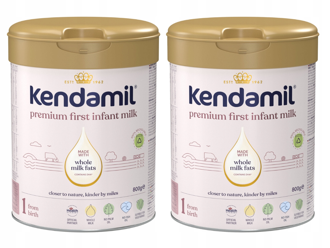 Kendamil Mleko początkowe Premium 1 2x 800 g