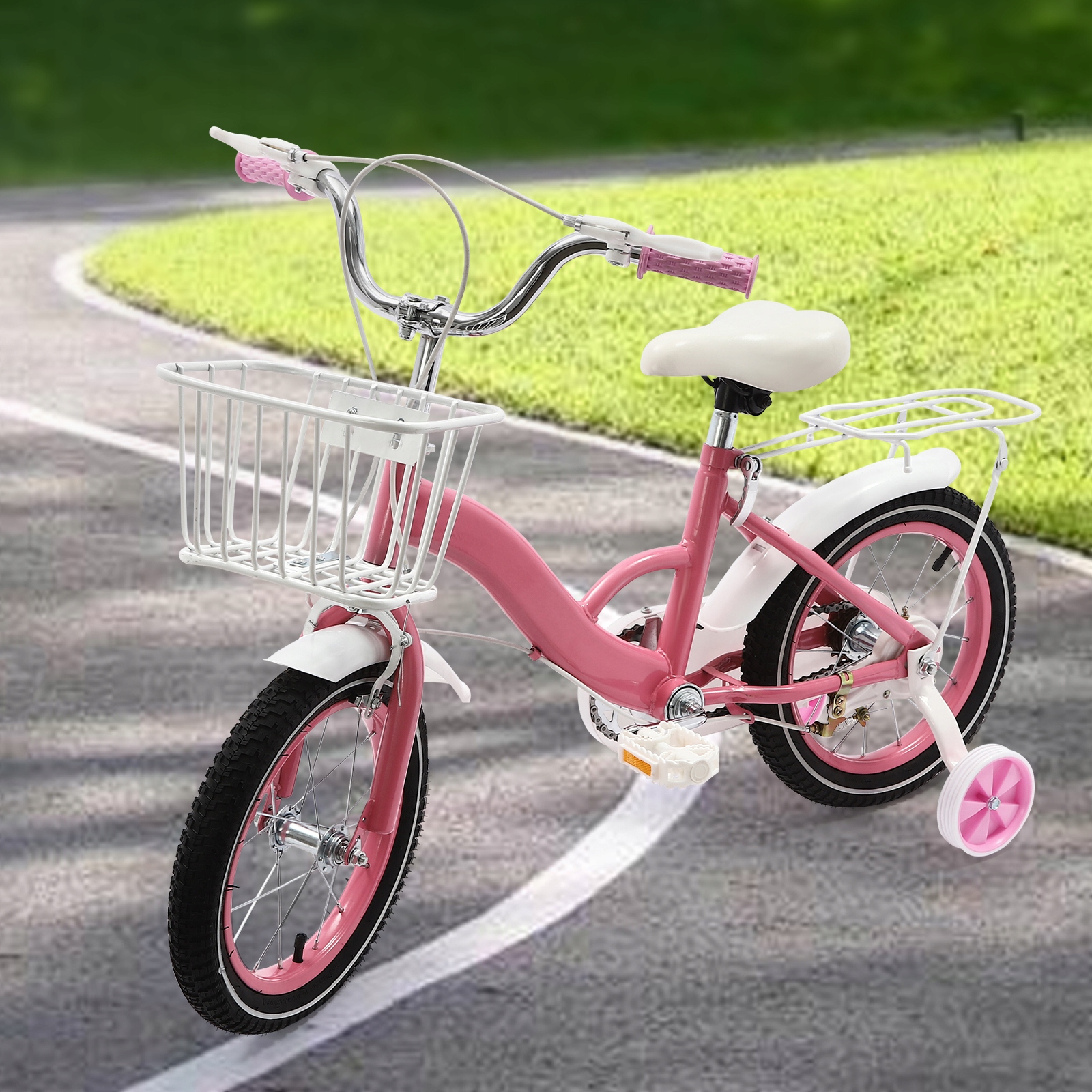 Różowy wioślarz 14". Model Różowy rower