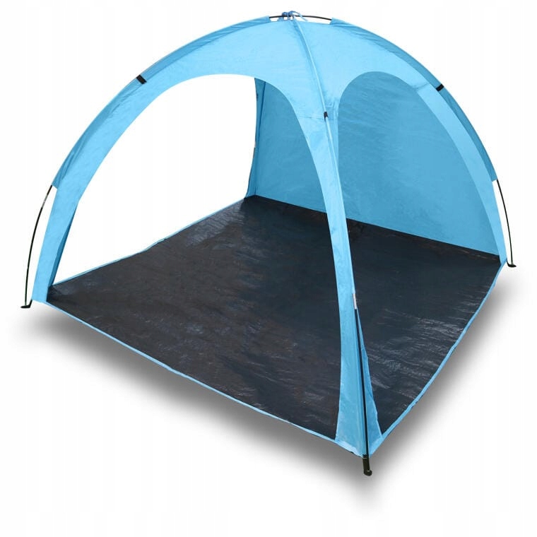Niebieski Namiot Plażowy z Poliestru w Pokrowcu