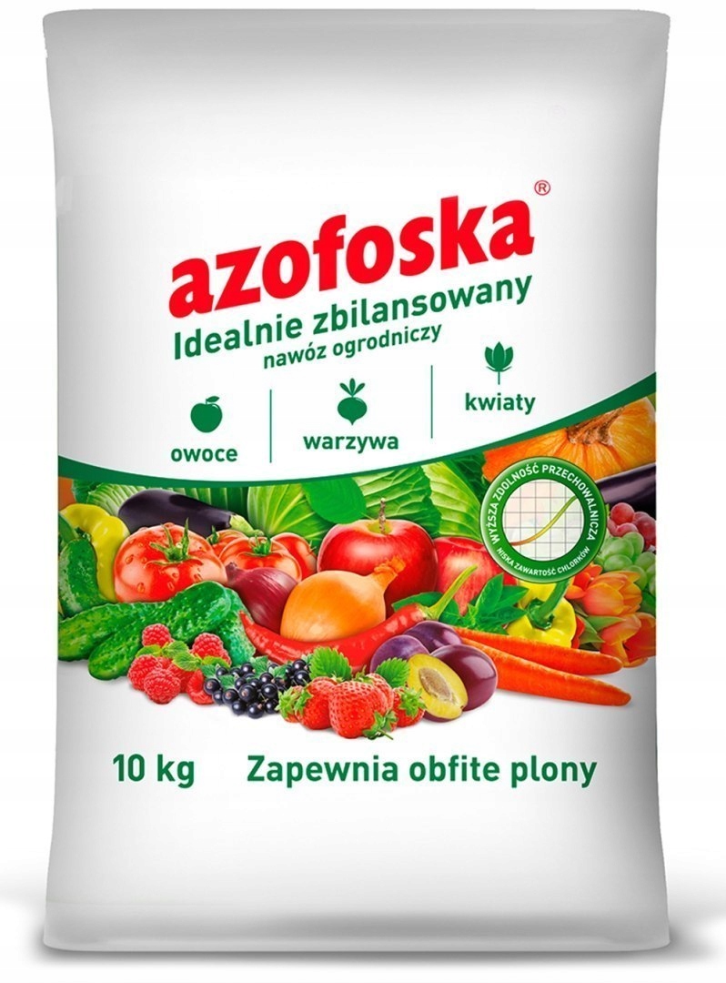 Univerzální zahradnické hnojivo Azofoska 10 kg Granulované