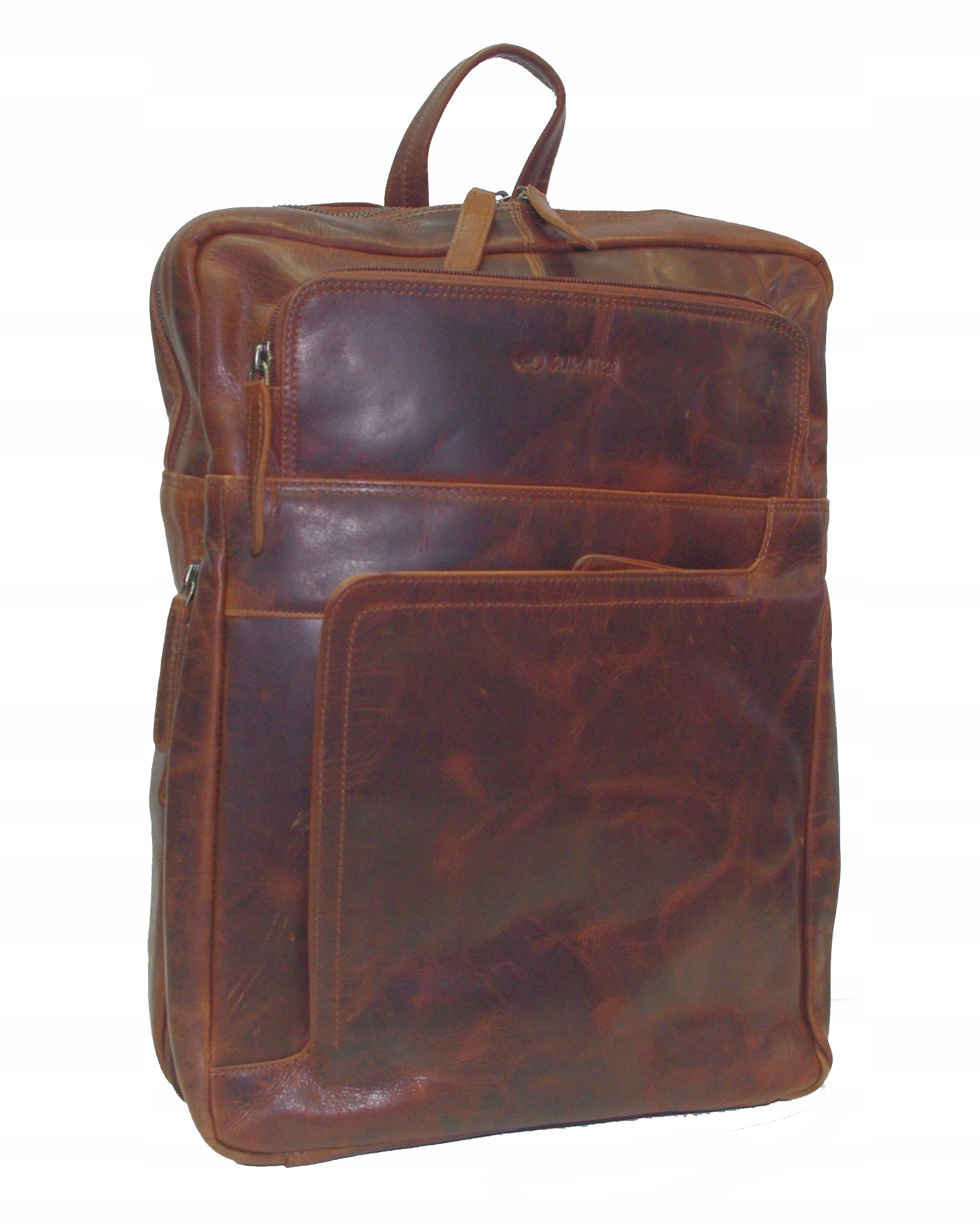 Batoh z přírodní kůže s prostorem pro notebook Sumatra