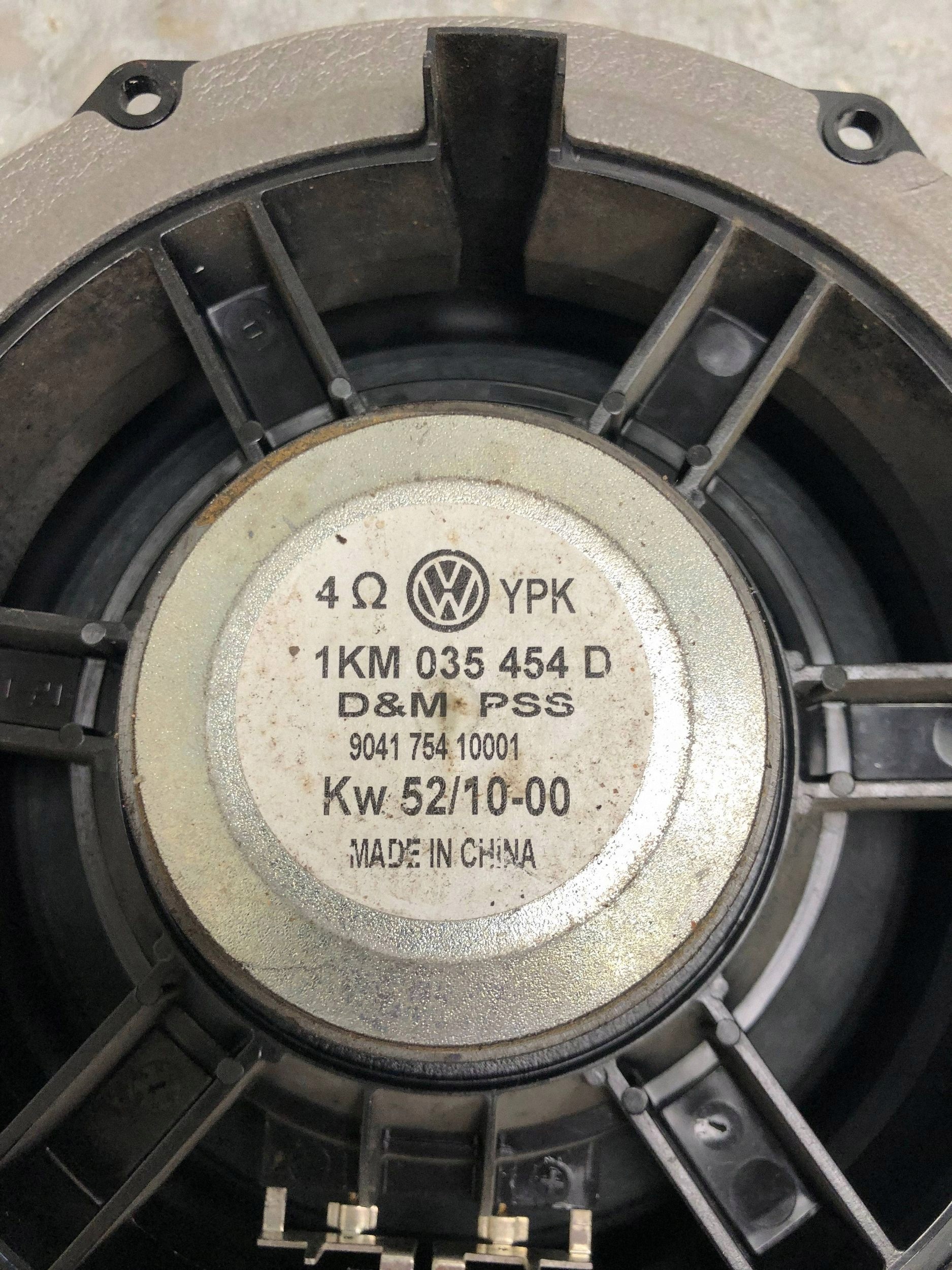speaker door right front VW GOLF VI KOMBI 1KM035454D