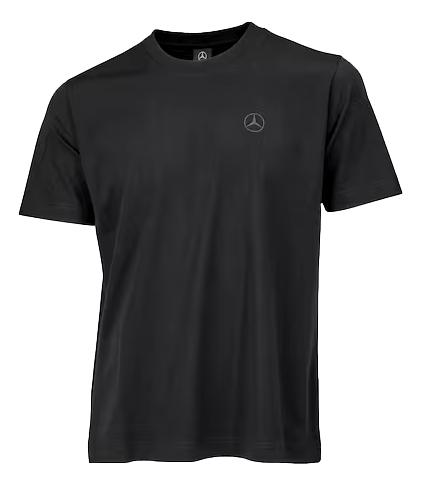 Mercedes-benz tričko XL unisex čierna organická bavlna Oe