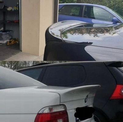 SPOILER KLAPY BAGAŻNIKA BMW E39 SPOILER CSL NOWY PODKŁAD