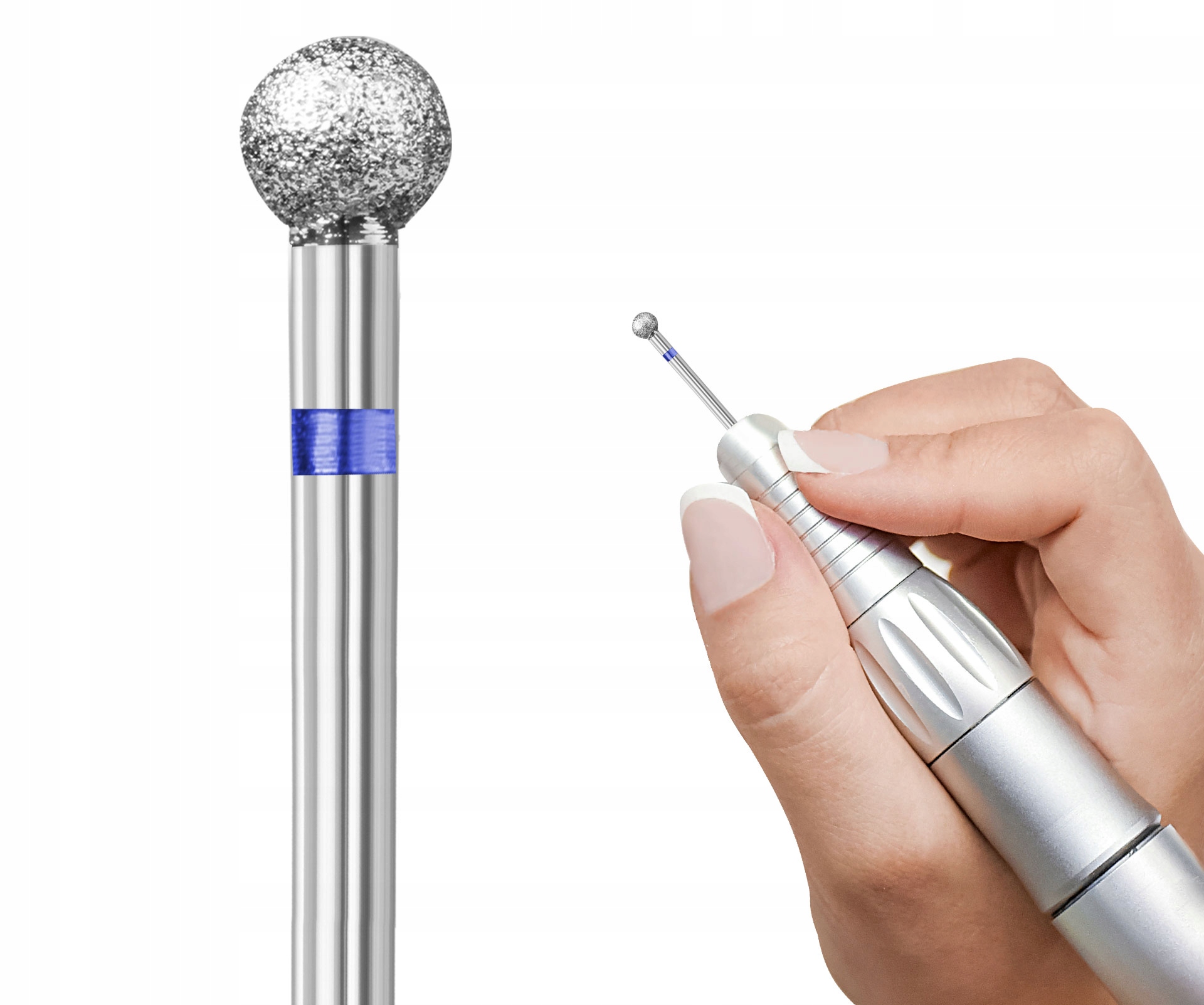 

Frez Diamentowy Kulka Do Skórek Hybryd Żelu 5mm