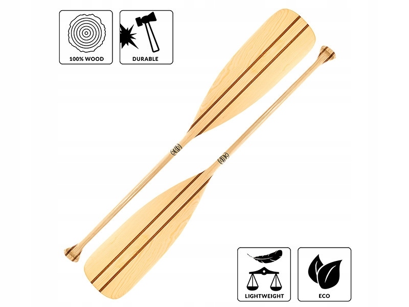 2 x dřevěný pagaj pro děti John Paddle 90 cm
