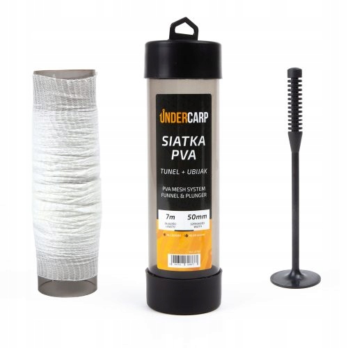 UnderCarp Siatka Pva Tunel+Ubijak 50mm 7m