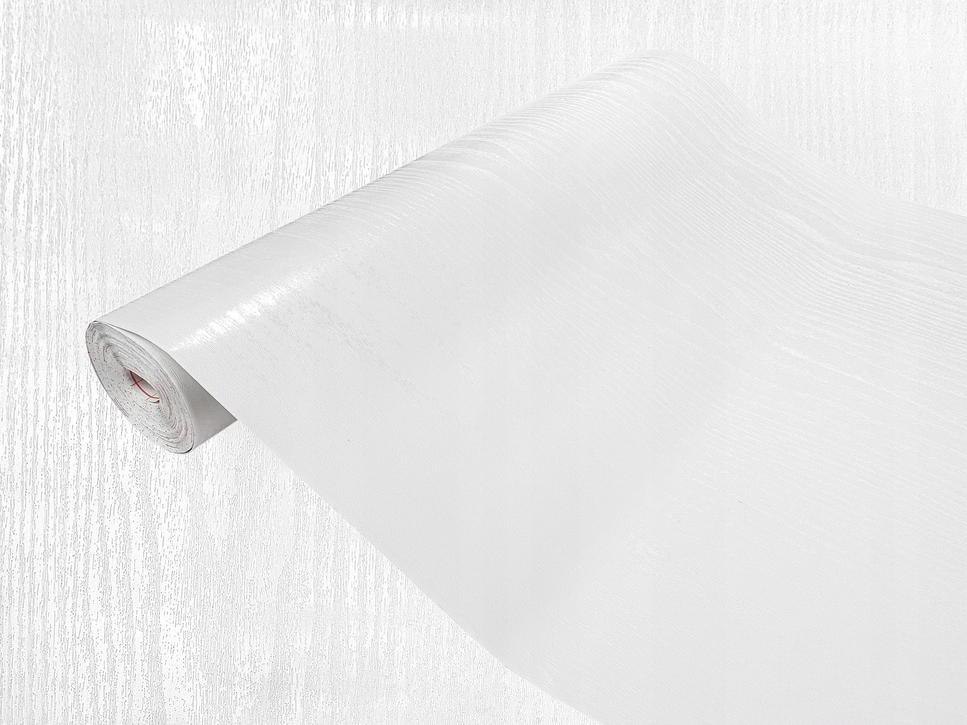 PVC fólia na nábytok Wood White Gloss, Šírka 45cm