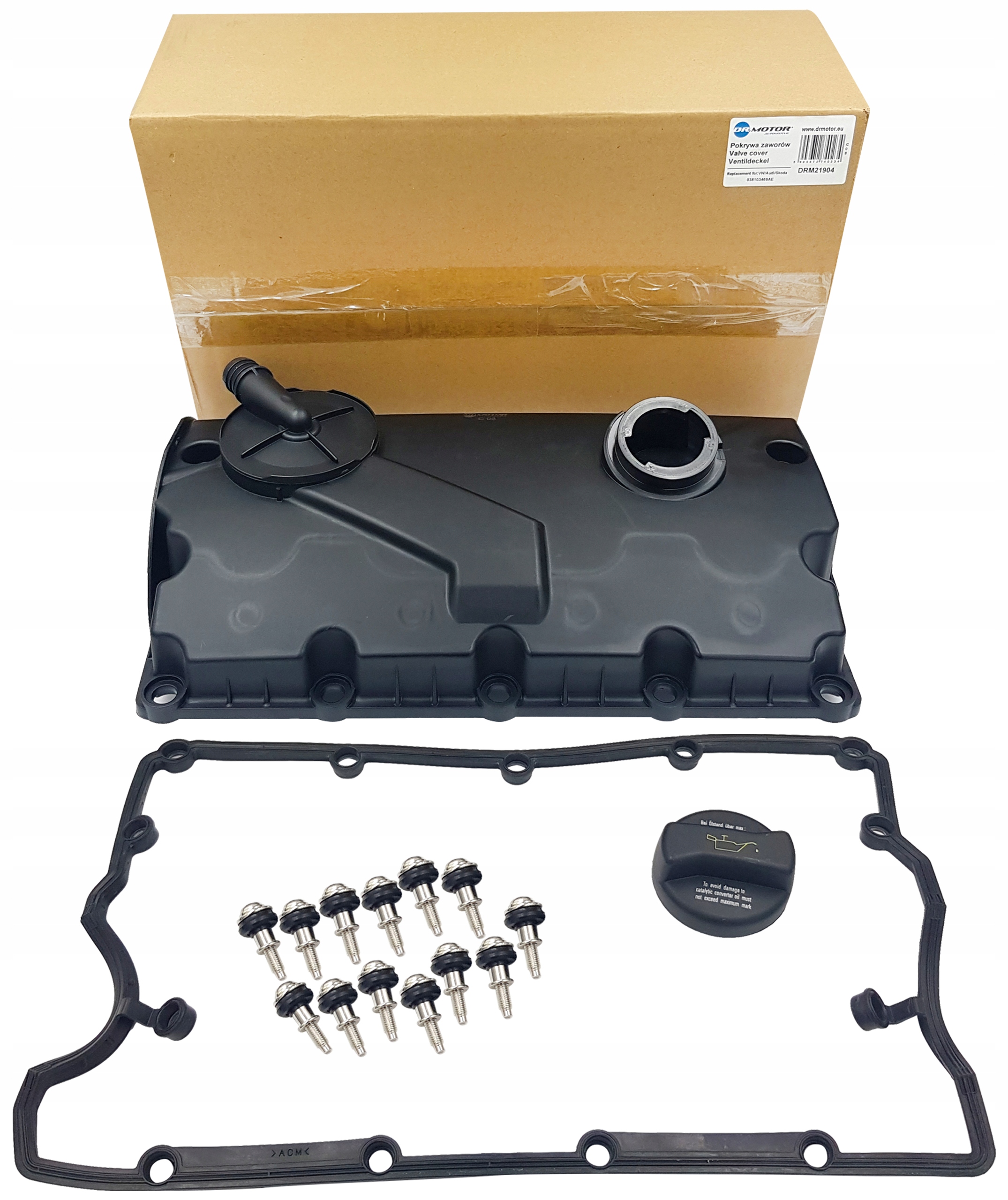 DRM21904 - DR. MOTOR кришка клапана AUDI A4 B7 1.9 2.0 TDI