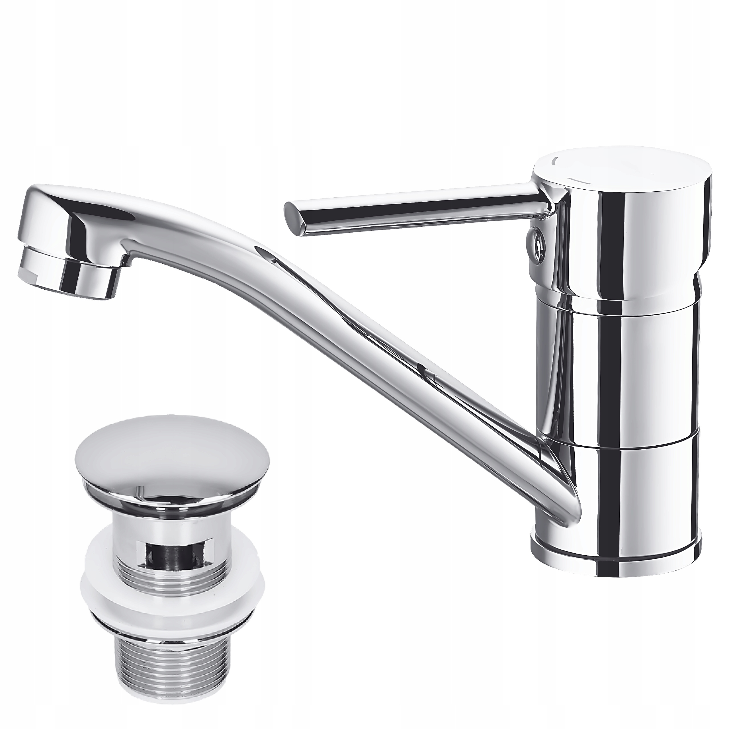 Umyvadlová stojánková baterie malá nízká s pohyblivým výtokové ramínko od polské značky Sotbe