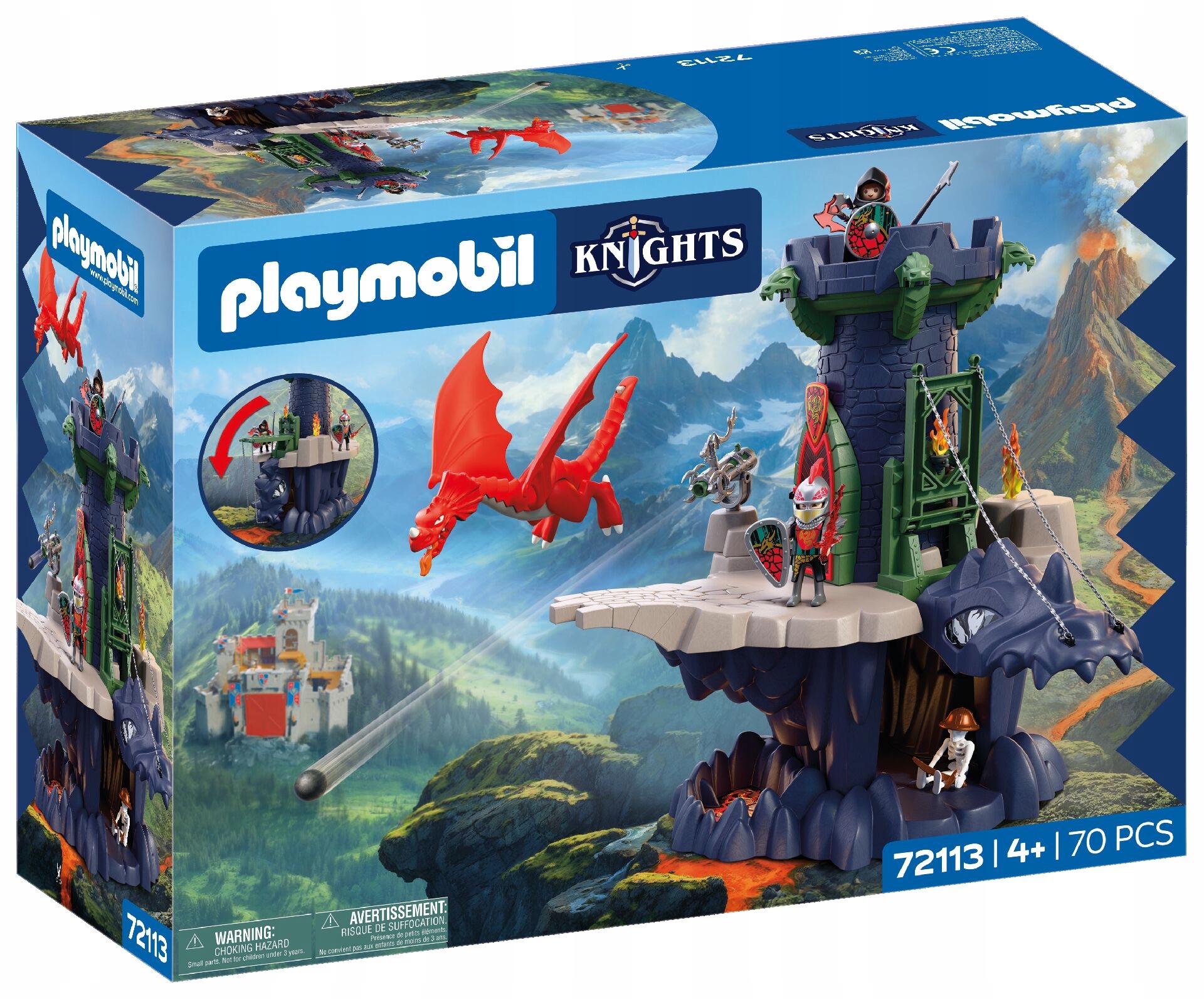 Playmobil Knights Wieża rycerzy herbu Smok 72113
