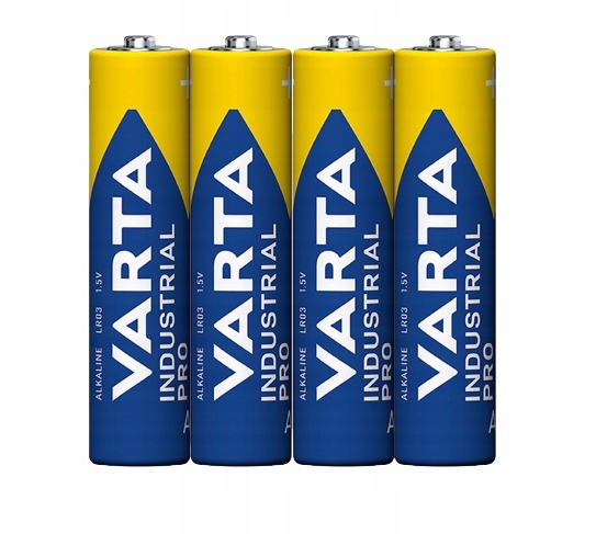 

4 x Bateria Varta Industrial Aaa LR03 R3 1,5V