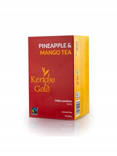 Čaj Černý Kericho Gold mango a ananas 25 Ks Attitude