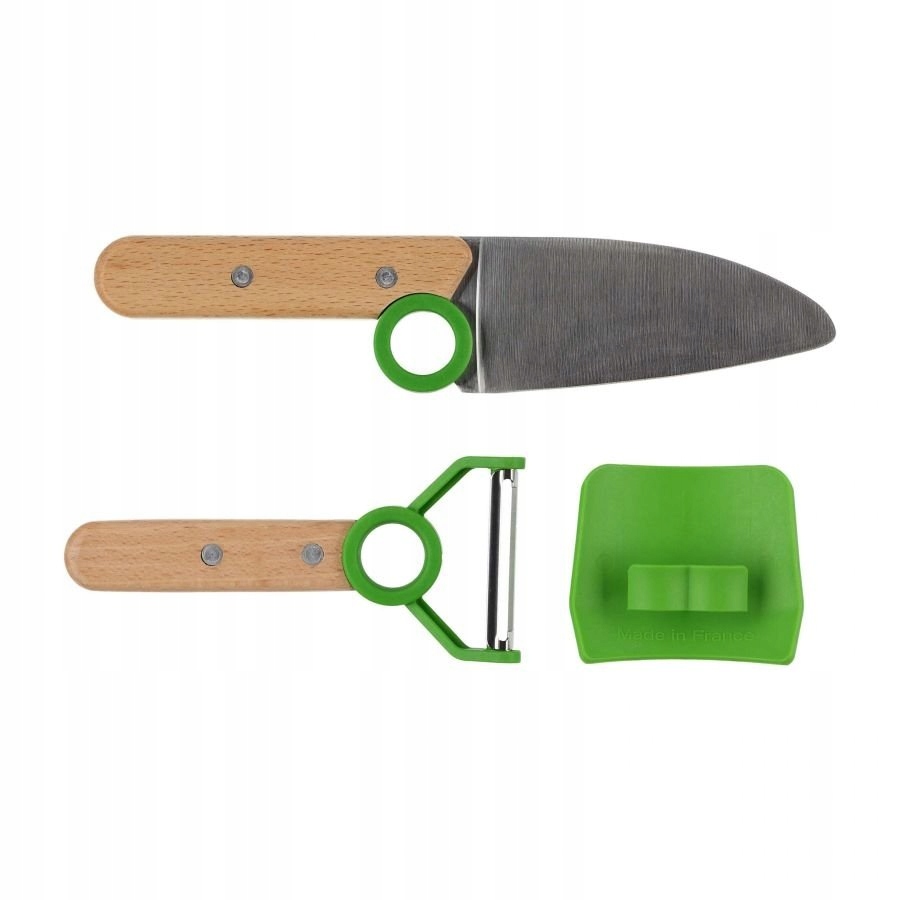 Kuchyňská sada Opinel pro děti Le Petit Chef zelená