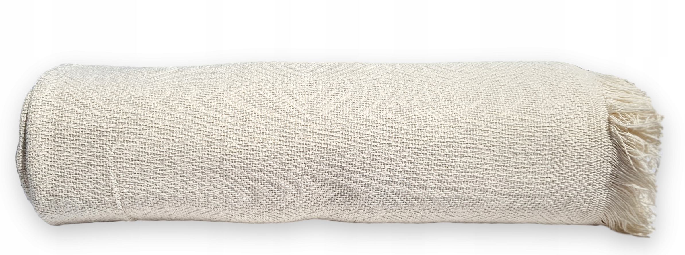 Přikrývka Na Křeslo 130X180 Krémová Ercu Bavlna Přírodní Jedle Eco
