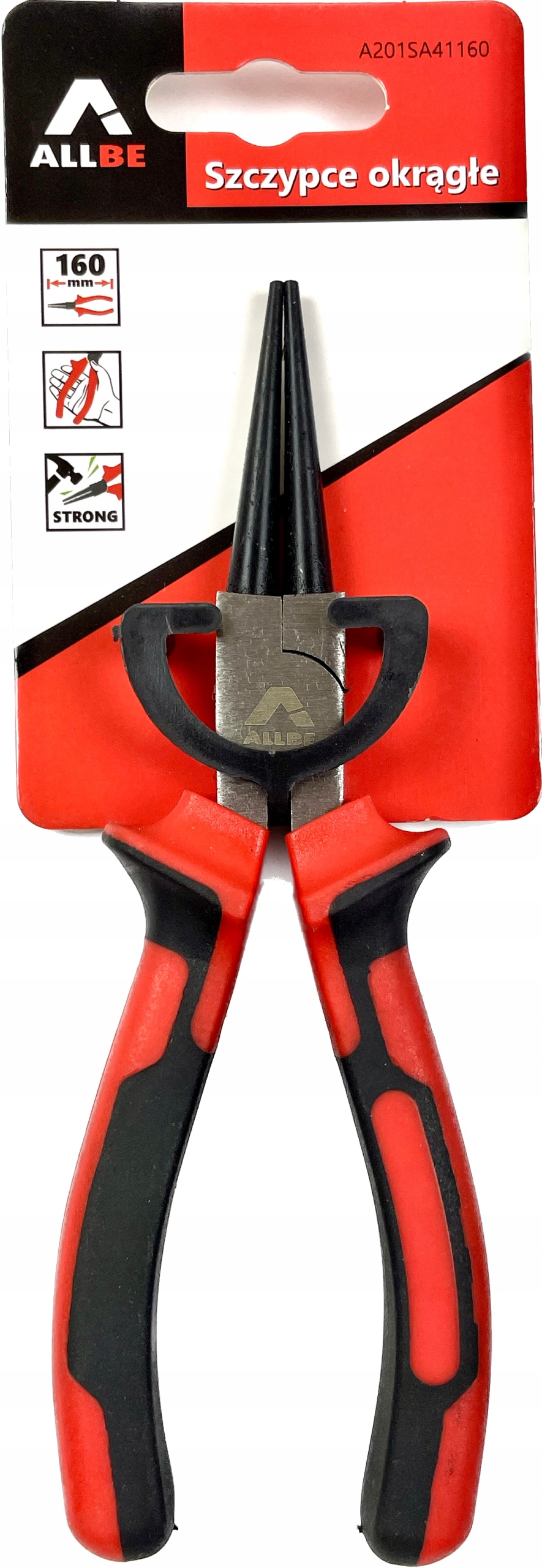 SZCZYPCE OKRĄGŁE 160 mm ALLBE Informacje dodatkowe hartowane szczęki