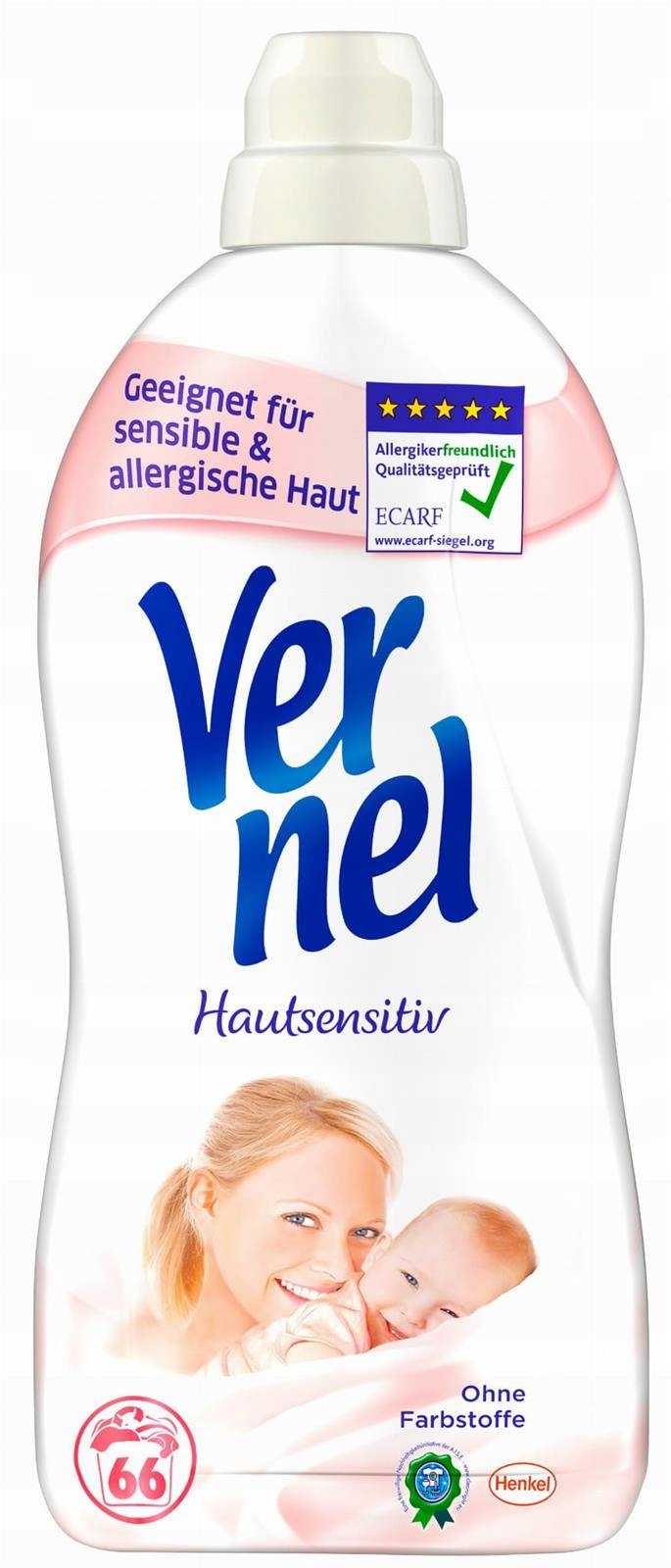 

Z Niemiec Vernel Sensitiv Płyn do Płukania 66 prań