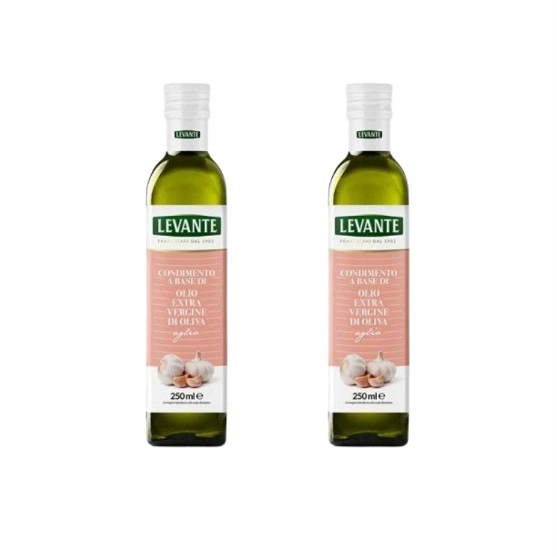 Levně 2 x Olivový olej gourmet s přírodním česnekovým aroma 250 ml Levante