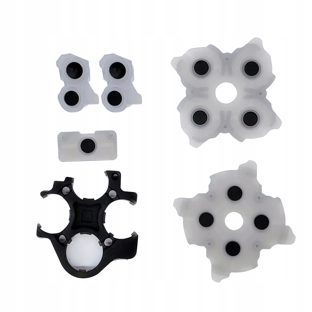 Zestaw gumek gumki pod przyciski pada PS5 DualSense V3 V4 BDM-030 BDM-040
