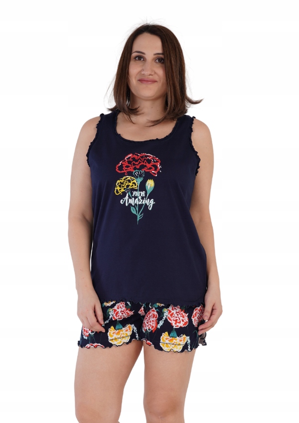 

Piżama Damska Vienetta bawełna +Size 4XL plus size