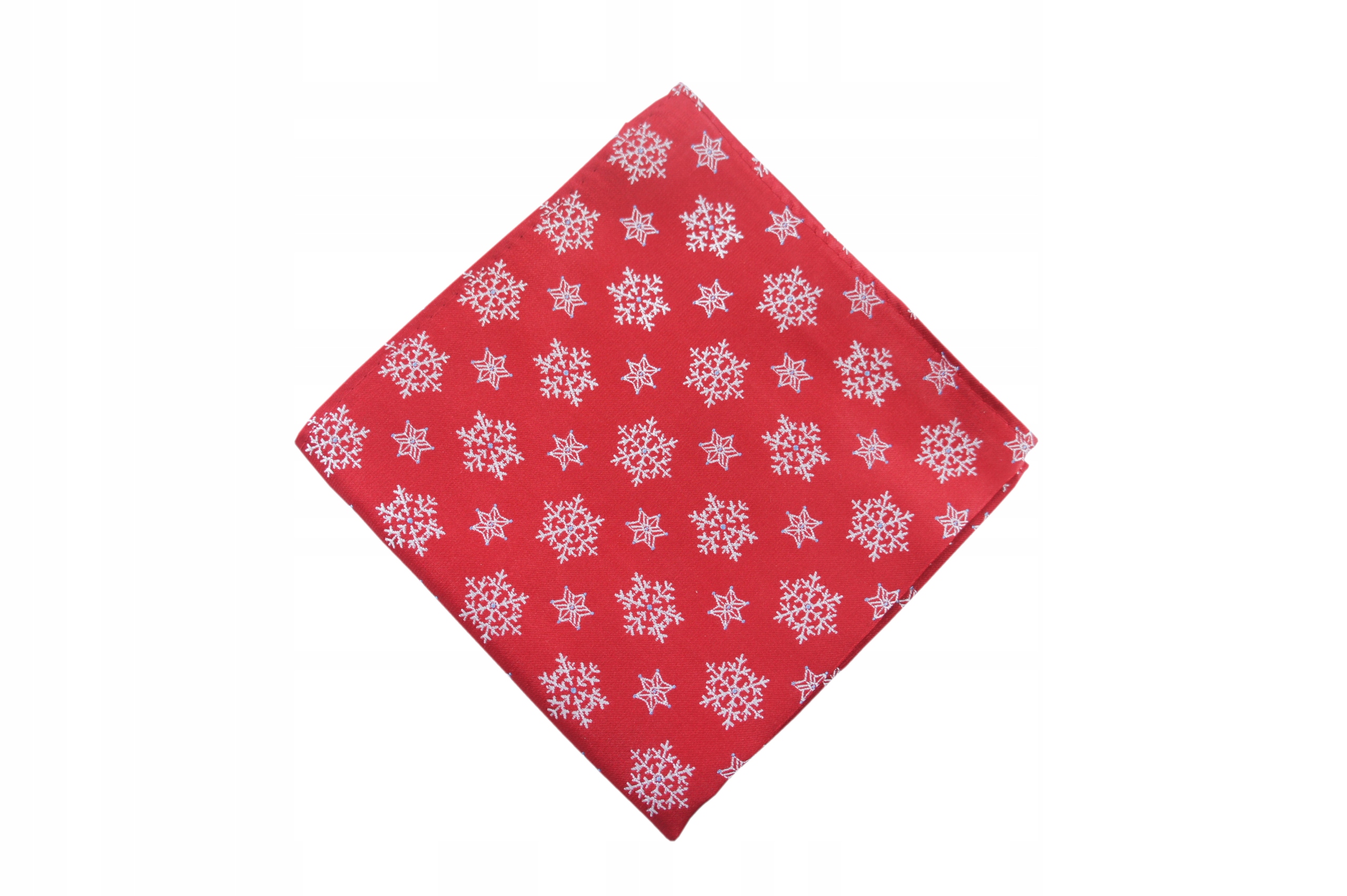 ŚWIĘTA Poszetka/ chusteczka do marynarki ŚNIEŻYNKI