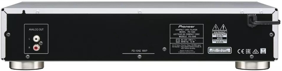 ODTWARZACZ CD PIONEER PD-10AE SREBRNY JM Model PD-10AE-S