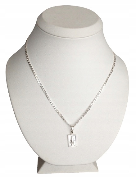 Łańcuszek srebrny pancerka, medalik Matka Boska Kod producenta Łańcuszek Srebrny Medalik Cudowny