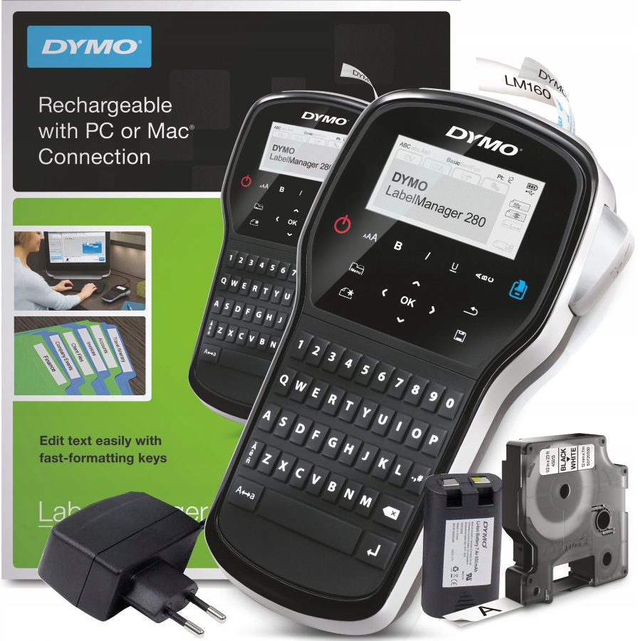 

Drukarka etykiet Dymo LabelManager LM280 +D1 45013