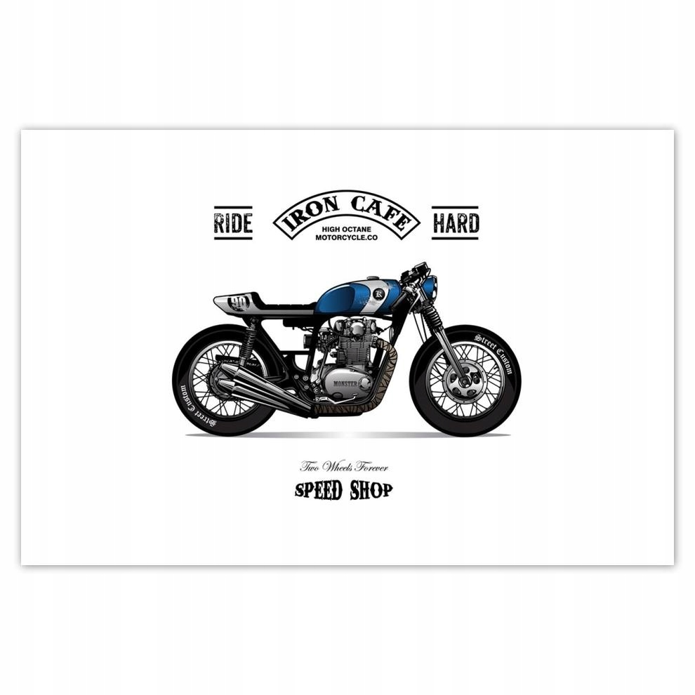 

Plakat 93x62 Motocykl Zabytek Vintage