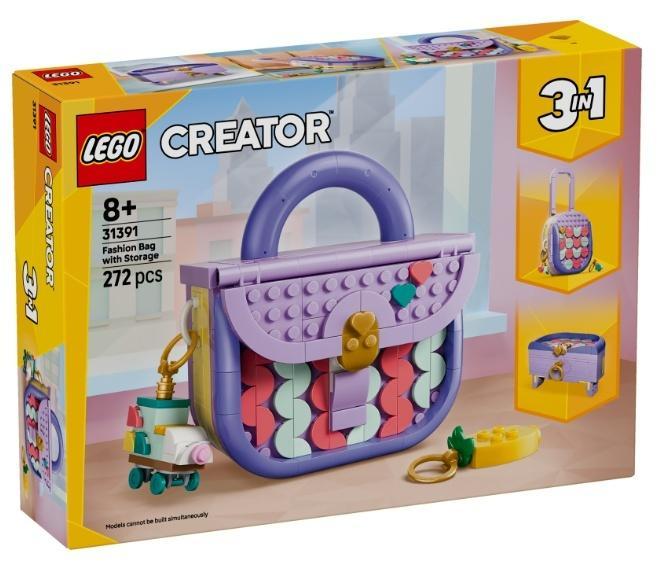 Lego(r) Creator 31391 Umenie Módna Taška S Úložným Priestorom