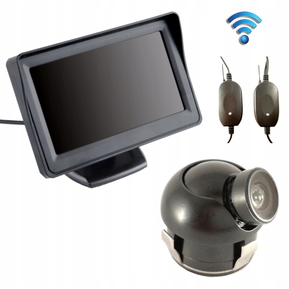 Монитор 4.3 камера заднего вида беспроводная передняя задняя