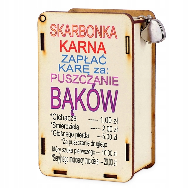 

Karna skarbonka za puszczanie bąków na Mikołajki!