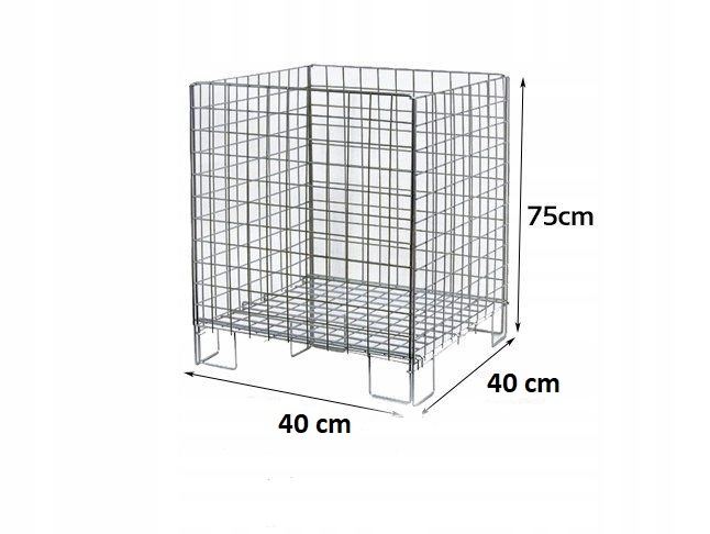 KOSZ WYSYPOWY NA ODZIEŻ 40x40cm