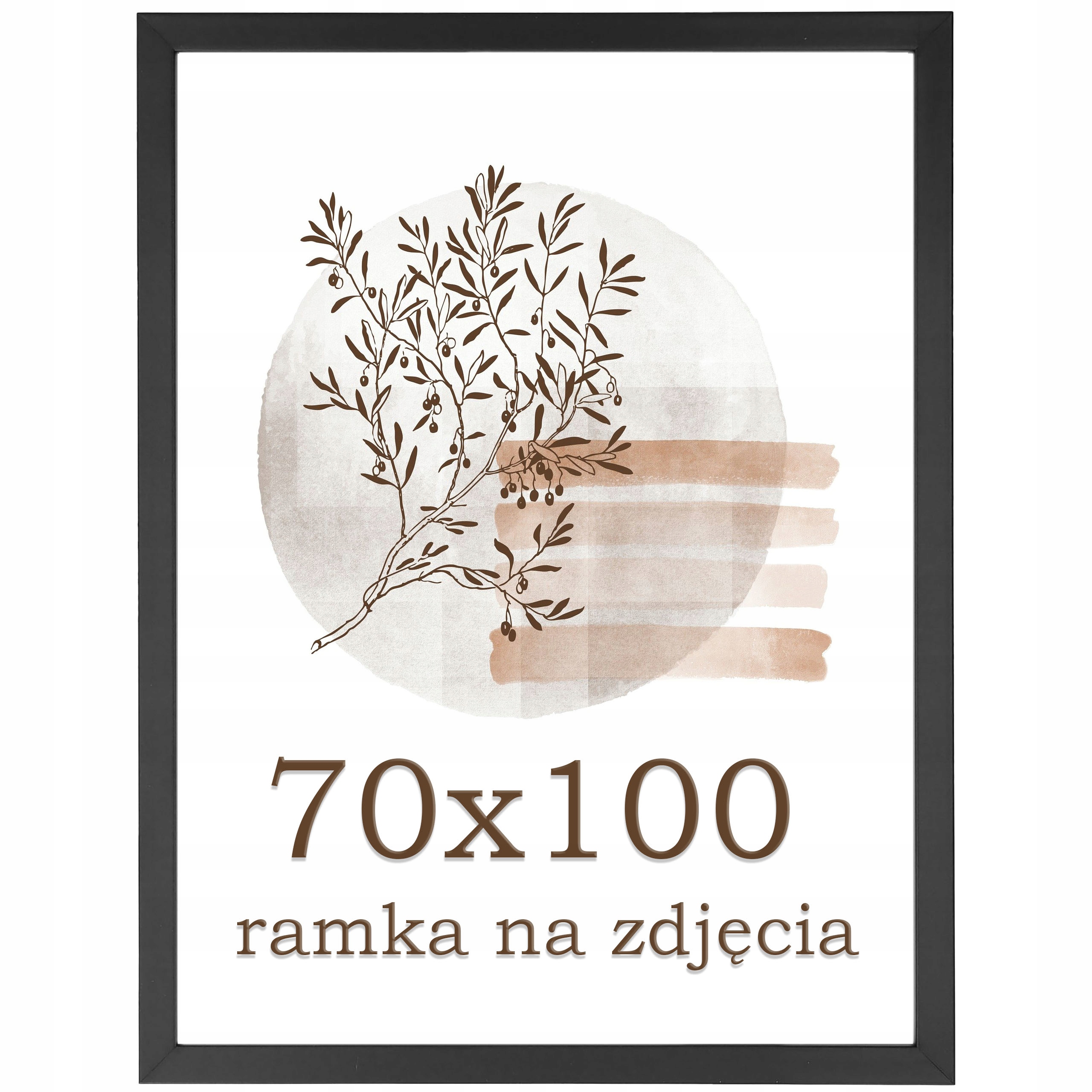 

Ramka 70x100 ramki na zdjęcia ramka czarna rama B1