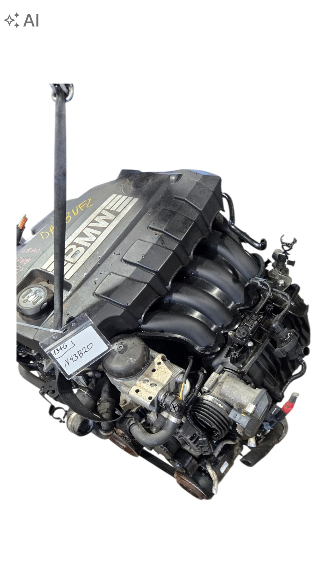 BMW 1 3 engine N43B20A 2.0 petrol complete Film 2008r