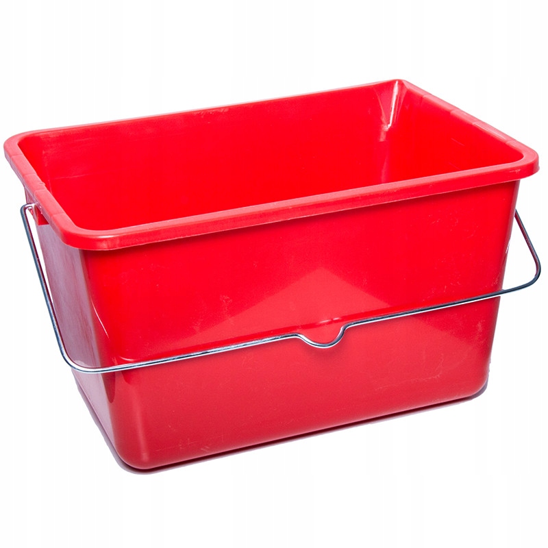 

Wiadro Malarskie 12L Wiaderko Prostokątne Czerwone
