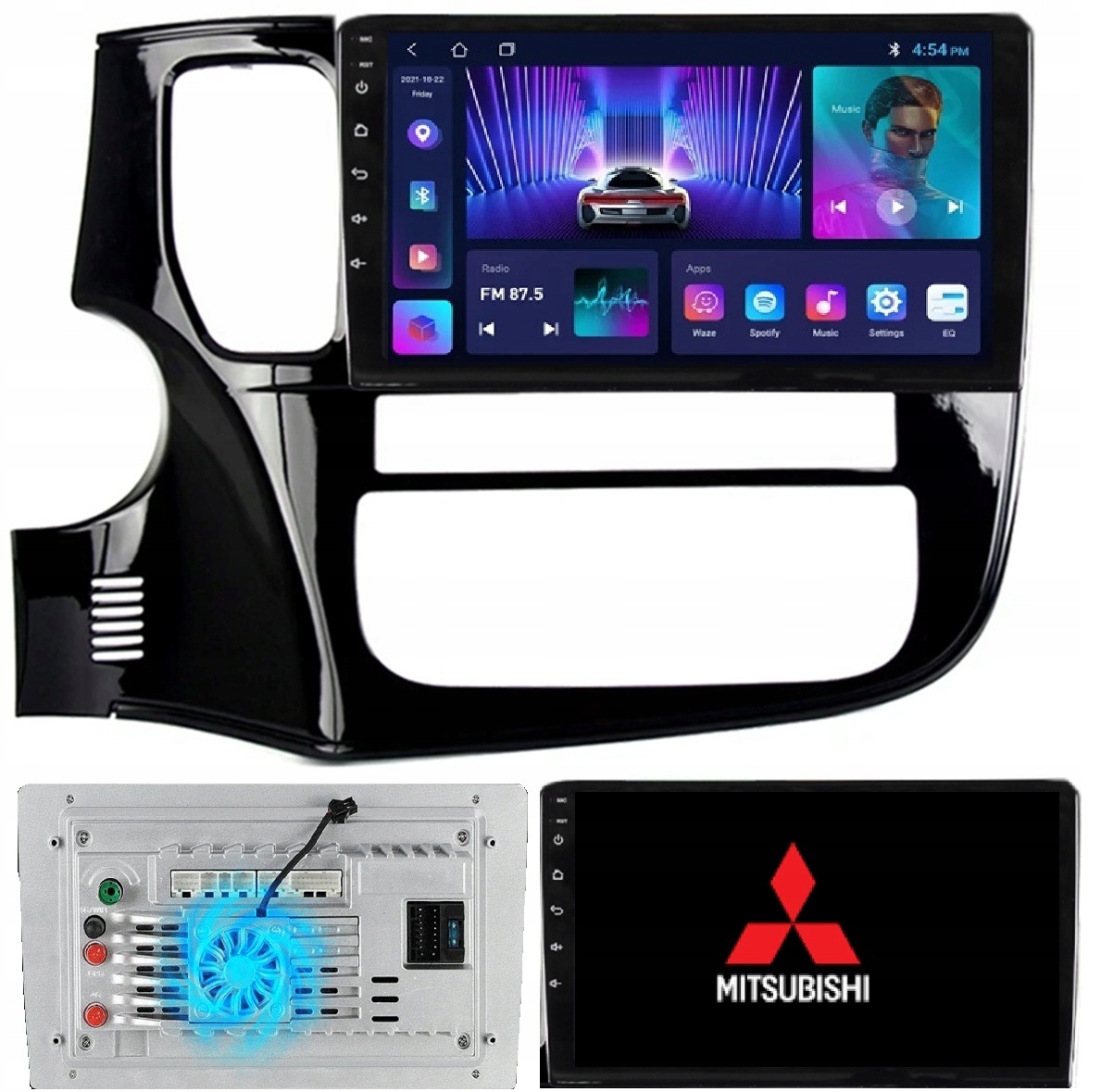 Radio Nawigacja Android Mitsubishi Outlander III 2012+ +wentylator 2/64GB