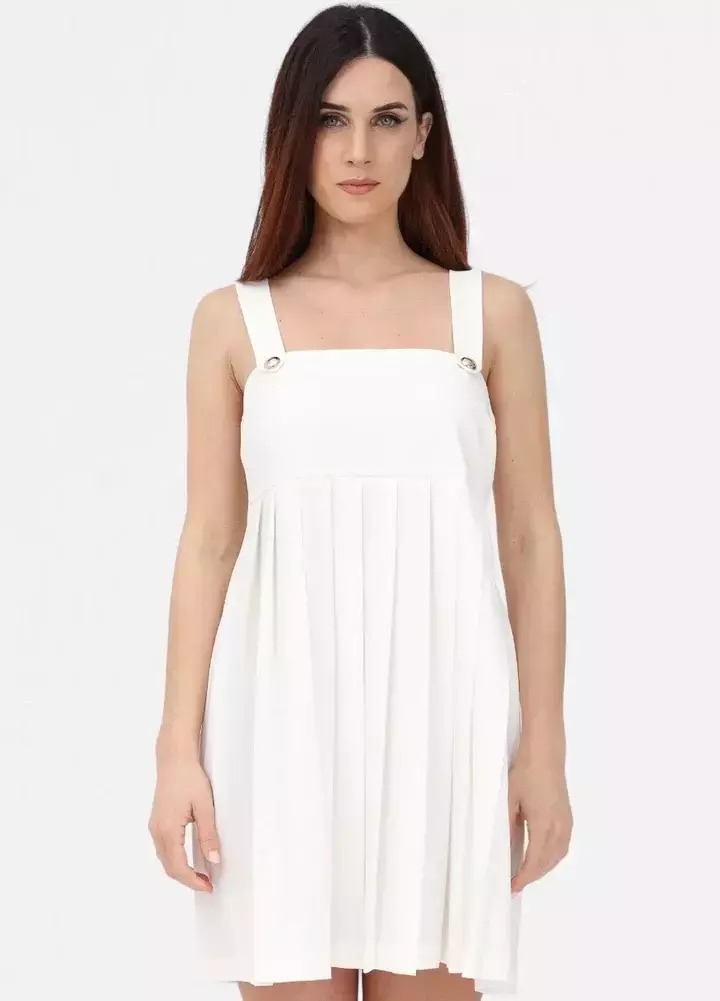 Liu Jo Smetanová Plisovaná Šaty (34)