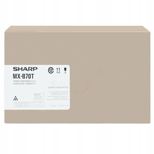 Toner Sharp MXB70T čierny (black) Originál pre MXB557P