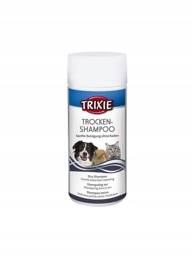 4 X Suchý Šampon Pro Suché Mytí Práškem Pro Psa Kočku Králíka Trixi 100 G