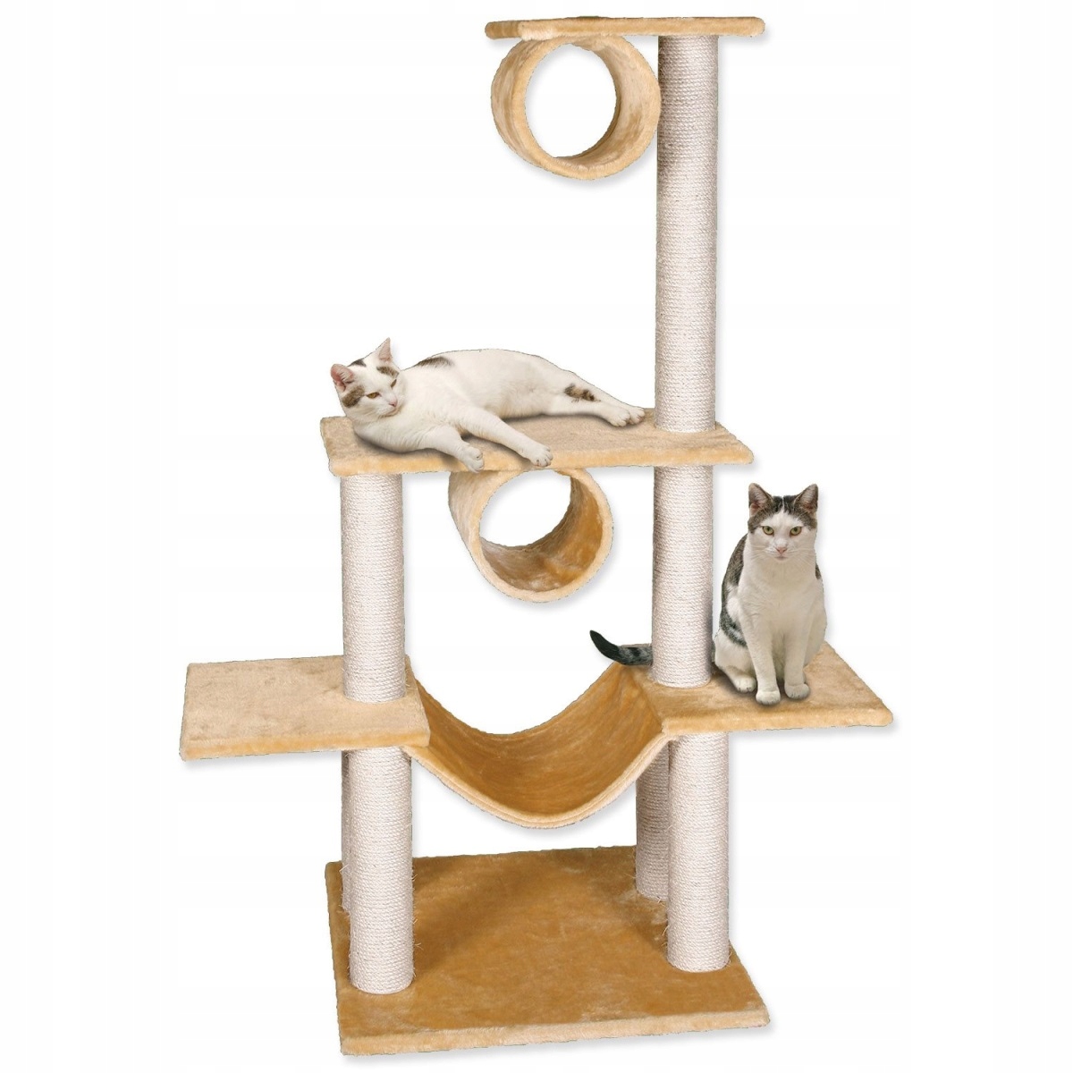 Levně Odpočívadlo Magic Cat Iveta béžové 103x57x141cm