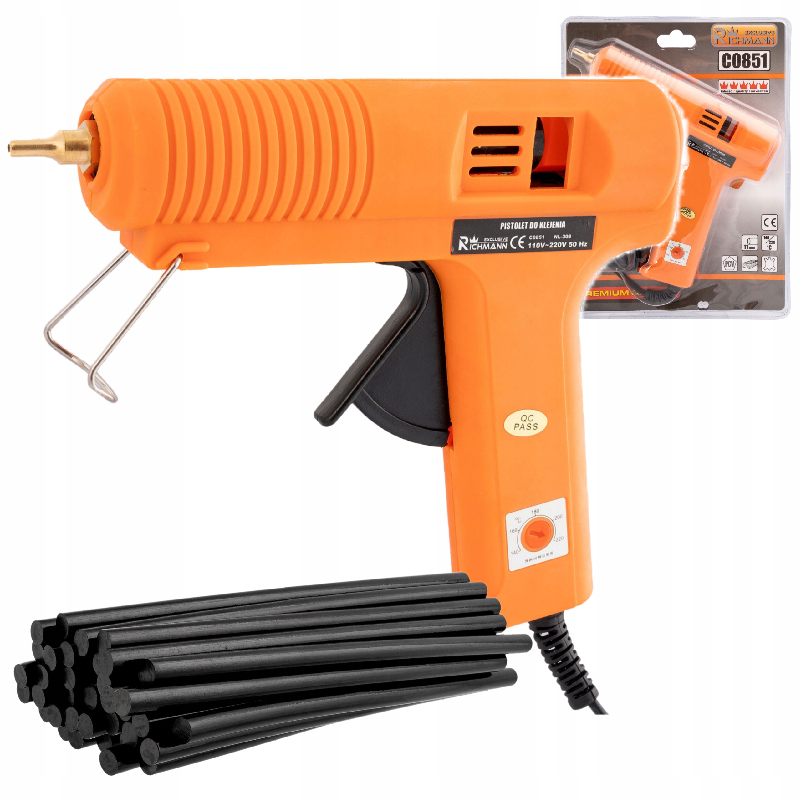 PISTOLET DO KLEJU NA GORĄCO 150W C0851 RICHMANN