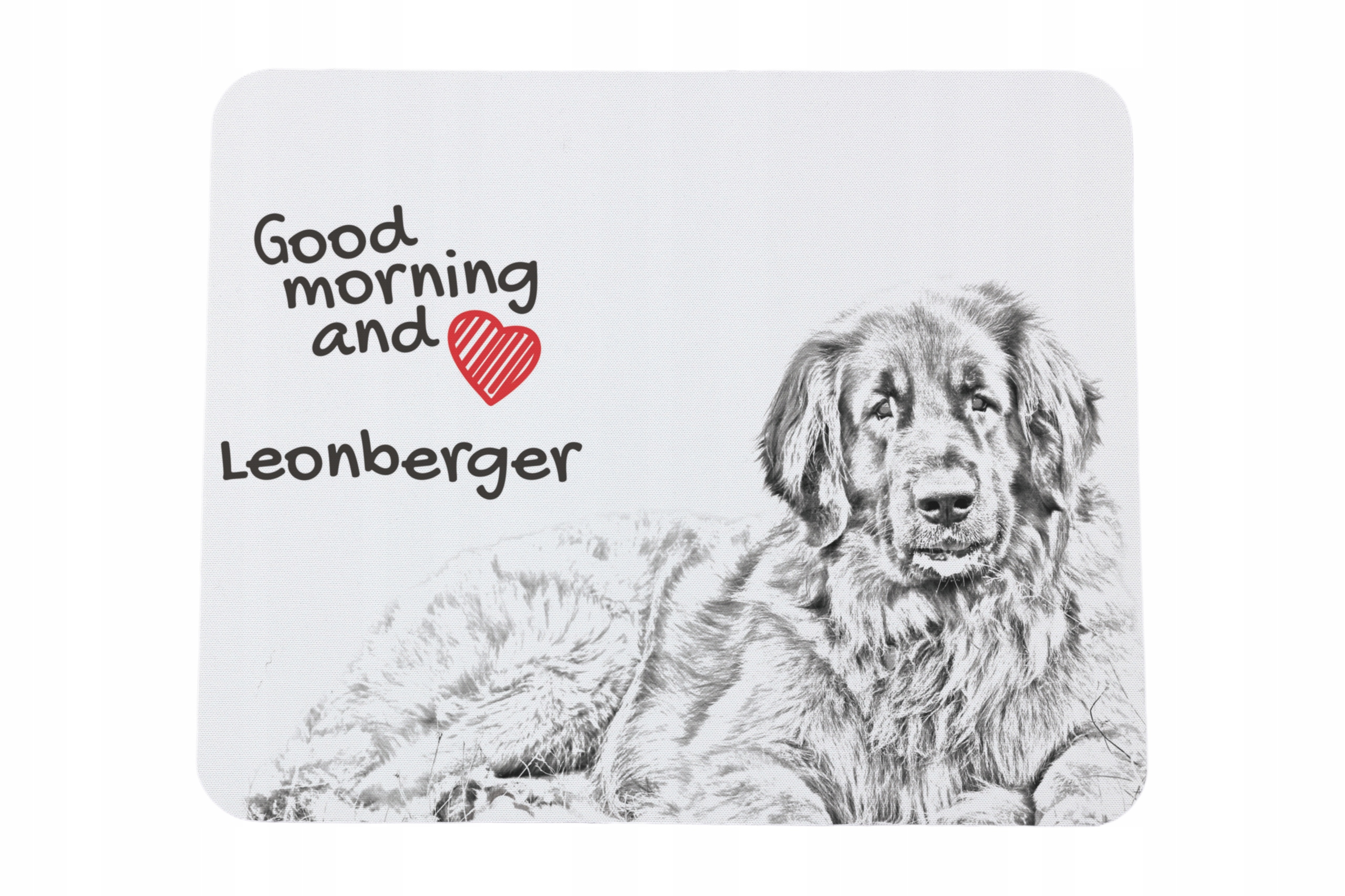 Leonberger podkładka pod myszkę z nadrukiem, personalizowana podkładka z